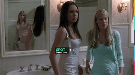 Versace White Buckle Dress worn by Viola (Amanda Bynes) in 